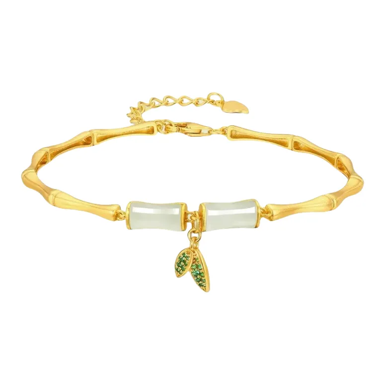 Jade Charm Yao Hetian Jade Bracelets White Jade/Pale Greenish White Jade Women's-0