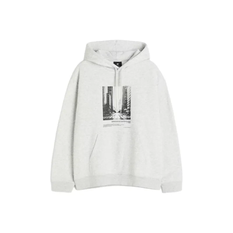 H&M Sweatshirt Men's Gray Mix/Staten Island-0