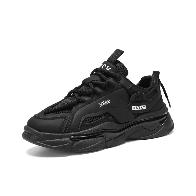 Yalu Preferred Slip Resistant, Abrasion Resistant, Breathable, Lightweight Low Top Chunky Sneakers Men's-1