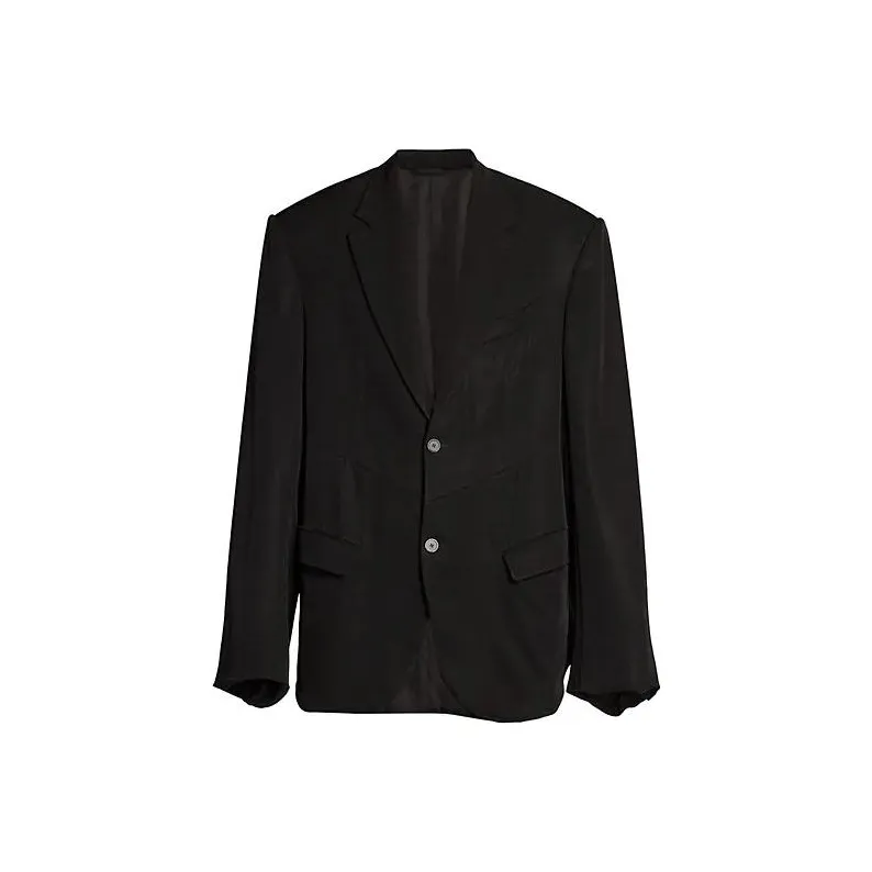 Balenciaga Single-Breasted Oversized Blazer-0