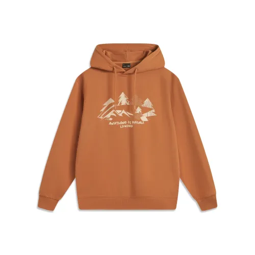LiNing Sports Life Collection Sweatshirt Men's Amber Mouwen