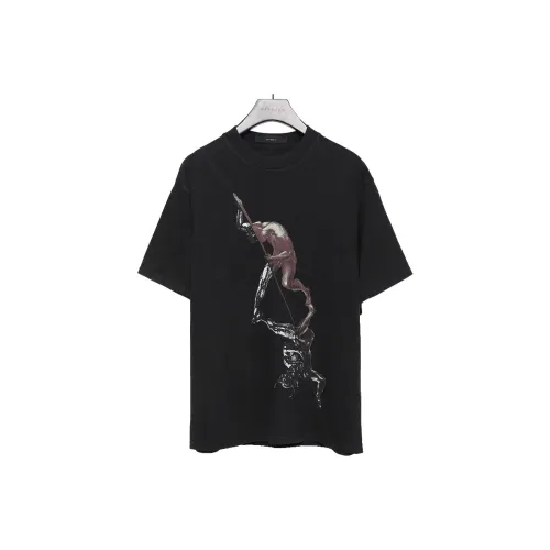 RAYSHOW T Shirts Men Black