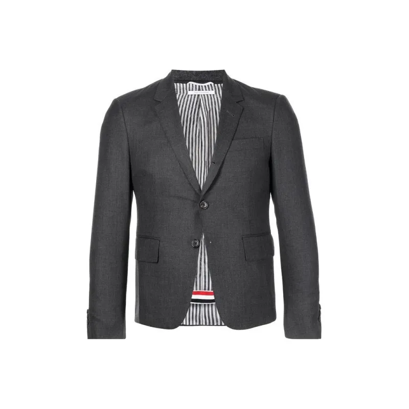 THOM BROWNE Super 120s Single breasted Blazer-0