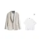Ecru (Includes White T-Shirt)