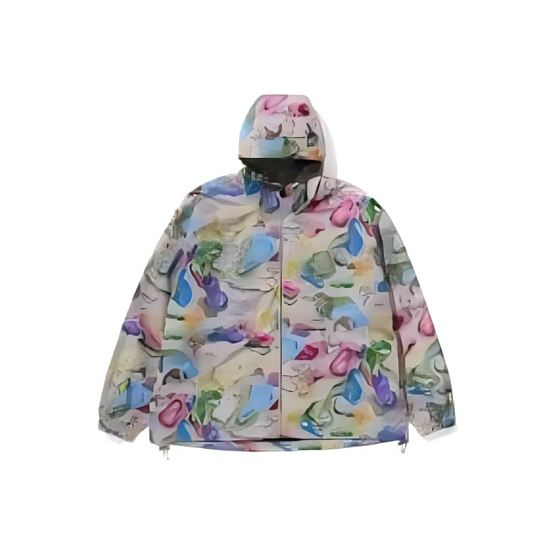 Bape Art Camo Lightweight Hoodie Jacket-2