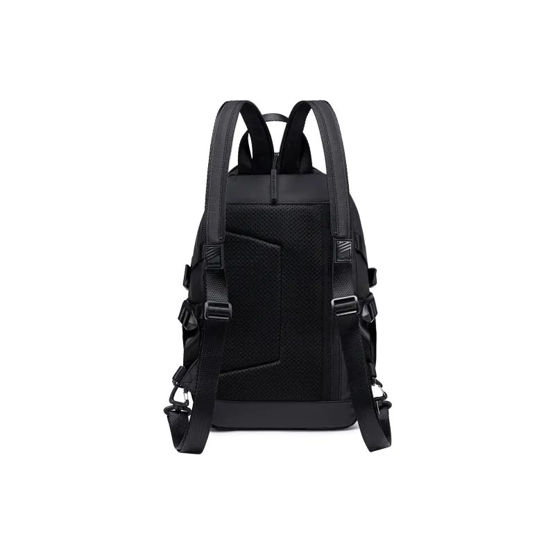 Super Five Polyester Backpack Regular Unisex Black/Orange/Gray/Ecru-2