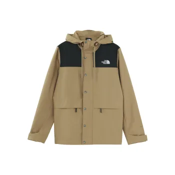 THE NORTH FACE Outdoor Hiking Water Resistant Windproof And Water Repellent Windbreaker Jacket Men's Brown