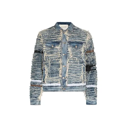 1017 ALYX 9SM X Blackmeans Shredded Denim Jacket