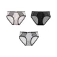 Black+Pink+Gray Purple (Lace Trim)