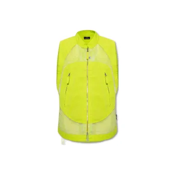 STONE ISLAND Mesh Panelled Zipped Vest