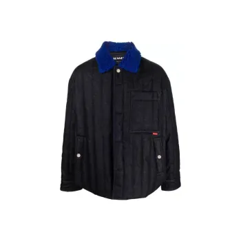 Sunnei Contrasted Collar Buttoned Jacket