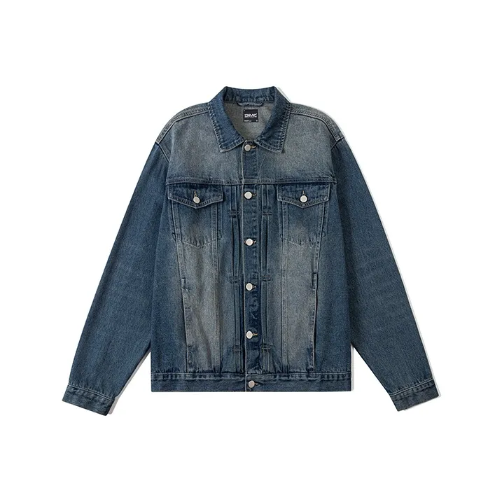 DIMC Denim Jacket Unisex Washed Blue-0
