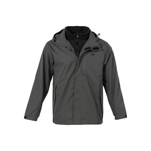 PEAK Waterproof And Windproof To Keep Warm Windbreaker Jacket Men's Red Pink/Black