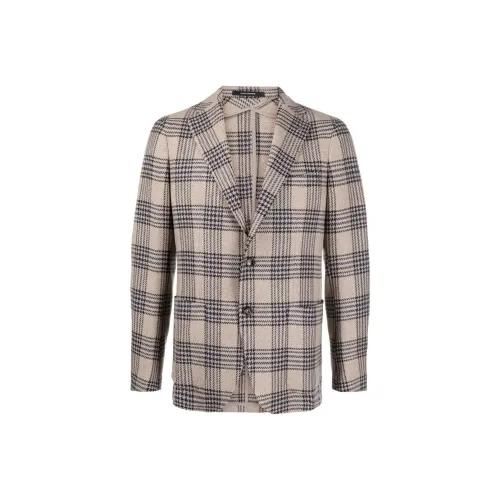 Tagliatore Checked Double-Breasted Blazer