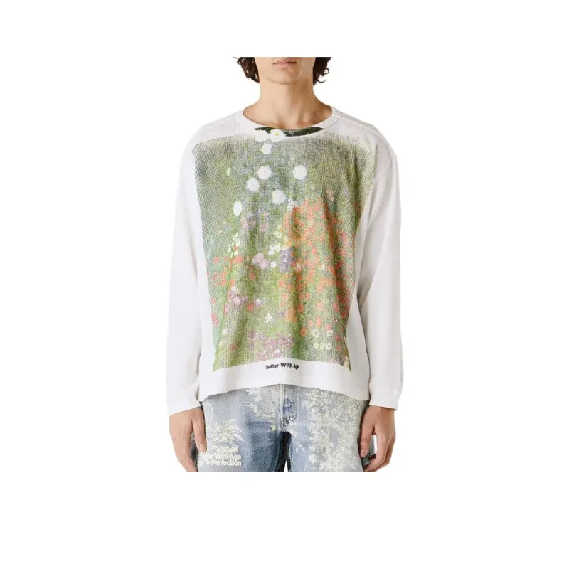 Better With Age Chamomile Waffle Long Sleeve-0