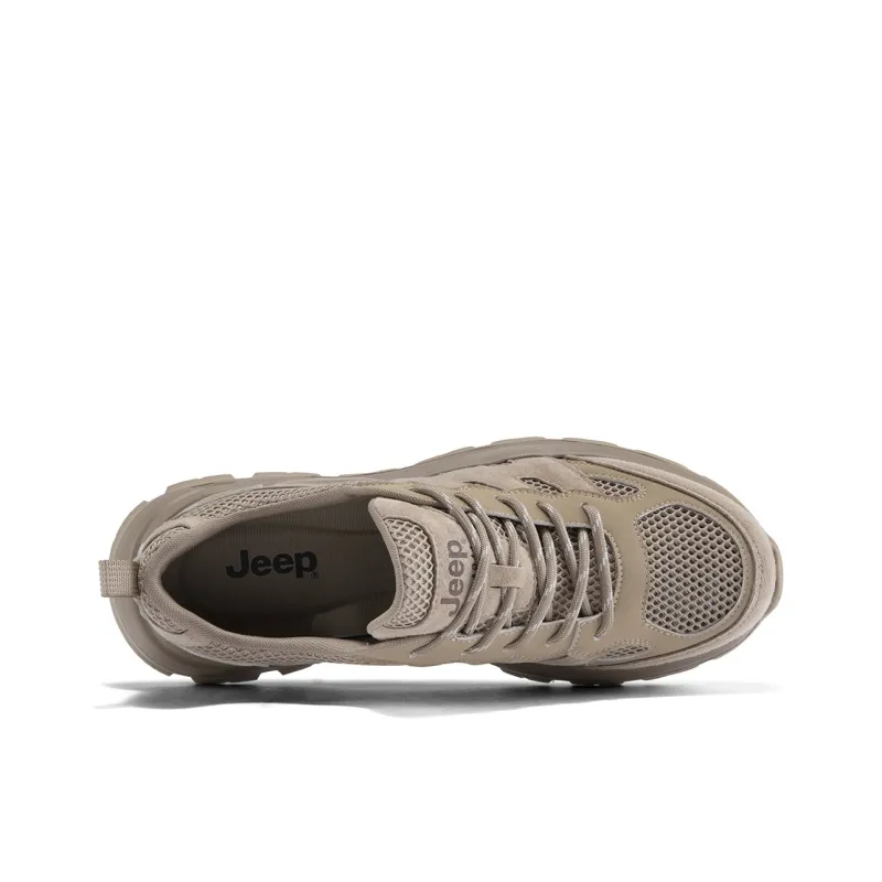 Jeep Casual Shoes Men Low Top Black, Gray, Sand-17