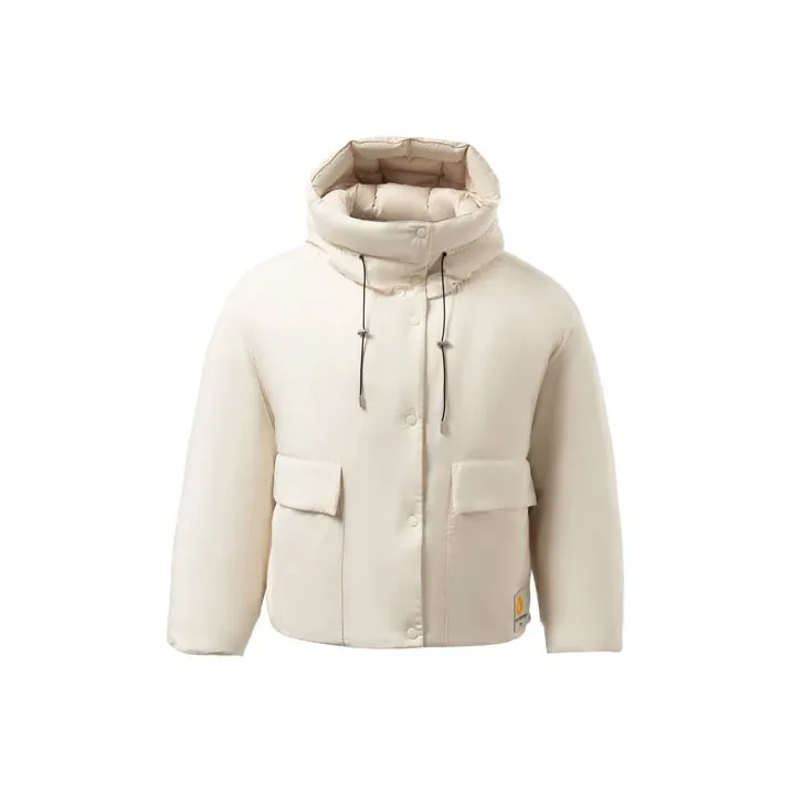 LiNing Sports Life Collection Down Jacket Unisex Egg Cream Gray-0