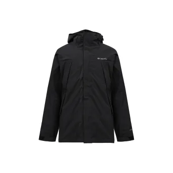 Columbia Omni Heat Water Resistant Windbreaker Jacket Men's Black