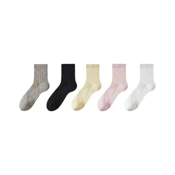 MADALLO Mid Calf Socks Women's 5 Pack