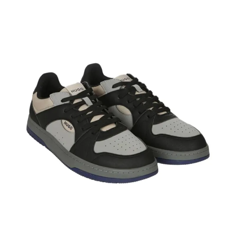 HUGO BOSS Hadrian Low Top Skateboard Shoes Men's Black-2