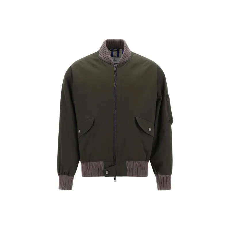 Vivienne Westwood Slogan Embroidered Bomber Jacket-0