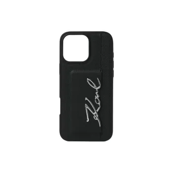 KARL LAGERFELD TPU Material Impact Resistant Phone Cases Compatibility With IPhone 16 Pro Minimalist