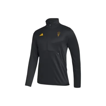 Adidas Free Shipping With AdiClub Asu Sideline Knit 1/4-Zip Jacket