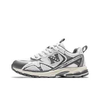 NFL Runner Low Top Casual City Commute Running Shoes Unisex White Gray