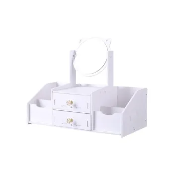 MITIANTU Large Size Bilateral Double Draw Cat Ears Make Up Mirrors Portable
