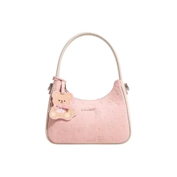 AILUXI Synthetic Leather Crossbody One Shoulder Handbag Women's Cherry Blossom Pink
