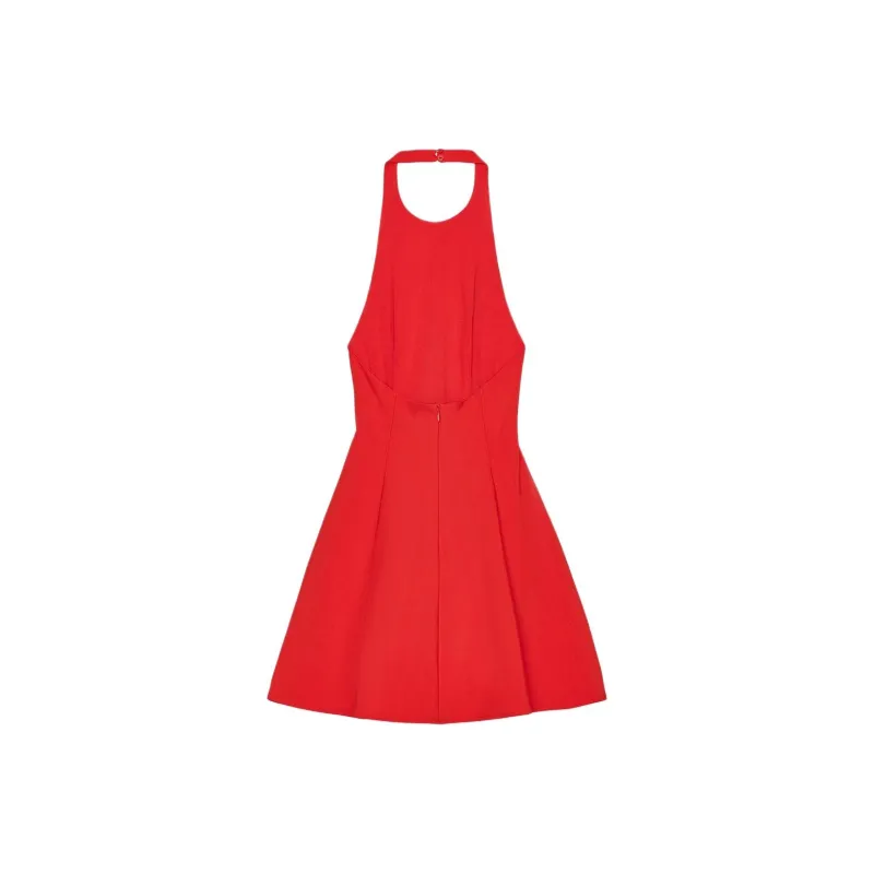 ZARA Sleeveless Dress Women's Red-1