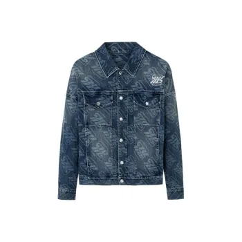 KARL LAGERFELD / Karl Lagerfeld Jeans Denim Jackets Men Dark Blue
