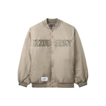 Izzue Logo embroidered Padded Bomber Jacket