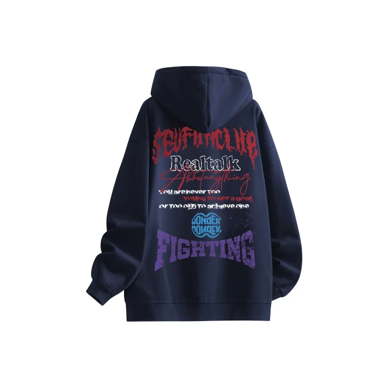 7 SEVFUN Sweatshirt Unisex Navy Blue-6