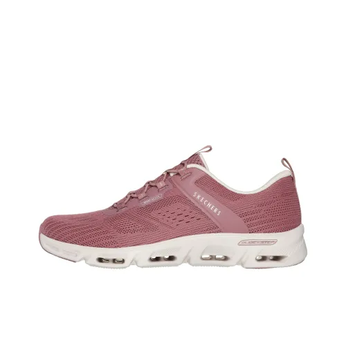 Skechers Glide Step Anti Slip Wear Resistant Low Top Casual Peep-Toe shoes Women's Pink