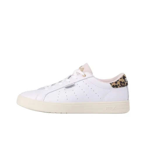 FILA Flusso Anti Slip Wear Resistant Low Top Skateboard Shoes Women's White