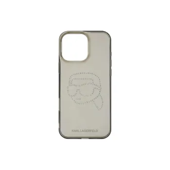 KARL LAGERFELD TPU+PET Material Impact Resistant Phone Cases Compatibility With IPhone 16 Pro Minimalist