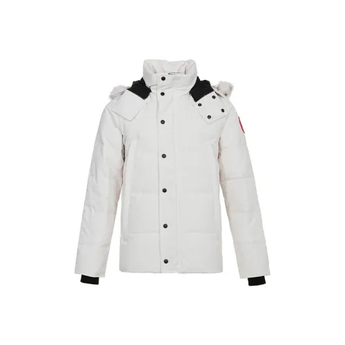 Canada Goose Wyndham Series Down Jacket Winter Men's Dawn White
