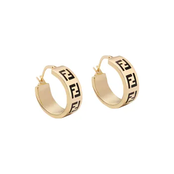 FENDI Earrings Women's Gold
