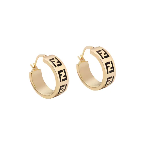 FENDI Earrings Women's Gold