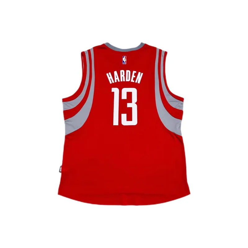 Adidas x NBA Harden Houston Rockets Basketball Jersey Unisex Red-1