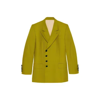 GUCCI SS22 Business Suits Coats Men's Yellow Green