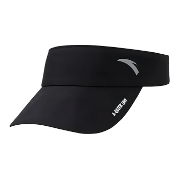 Anta Stretch Fabric Sun Protection Hats Unisex Unisex Black Black
