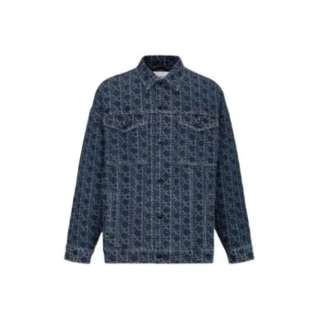 CALVIN KLEIN FW22 Denim Jacket Men's Dark Blue