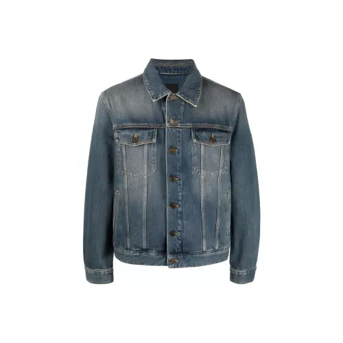 SAINT LAURENT SS23 Denim Jacket Men's Blue