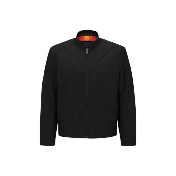 HUGO BOSS Logo patch Zip up Jacket