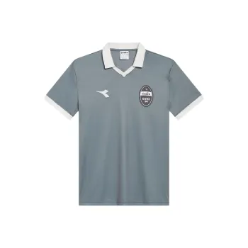 Diadora Polo Shirt Unisex Gray Blue