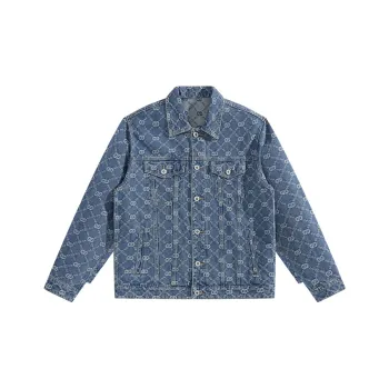 PEACEBIRD MEN Denim Jacket Unisex Blue