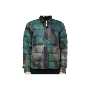 GOOSETECH Jackets Men Green Camouflage