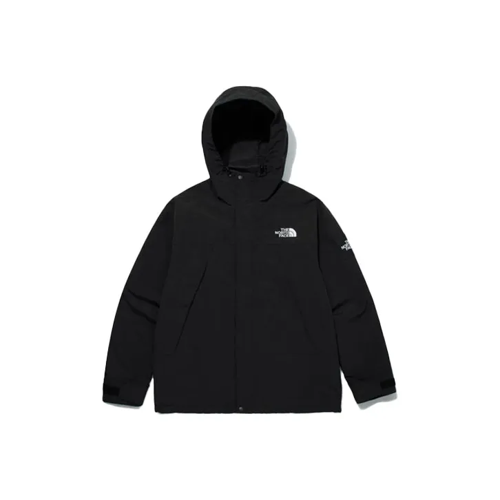 THE NORTH FACE Waterproof And Windproof Windbreaker Jacket Unisex Black-0